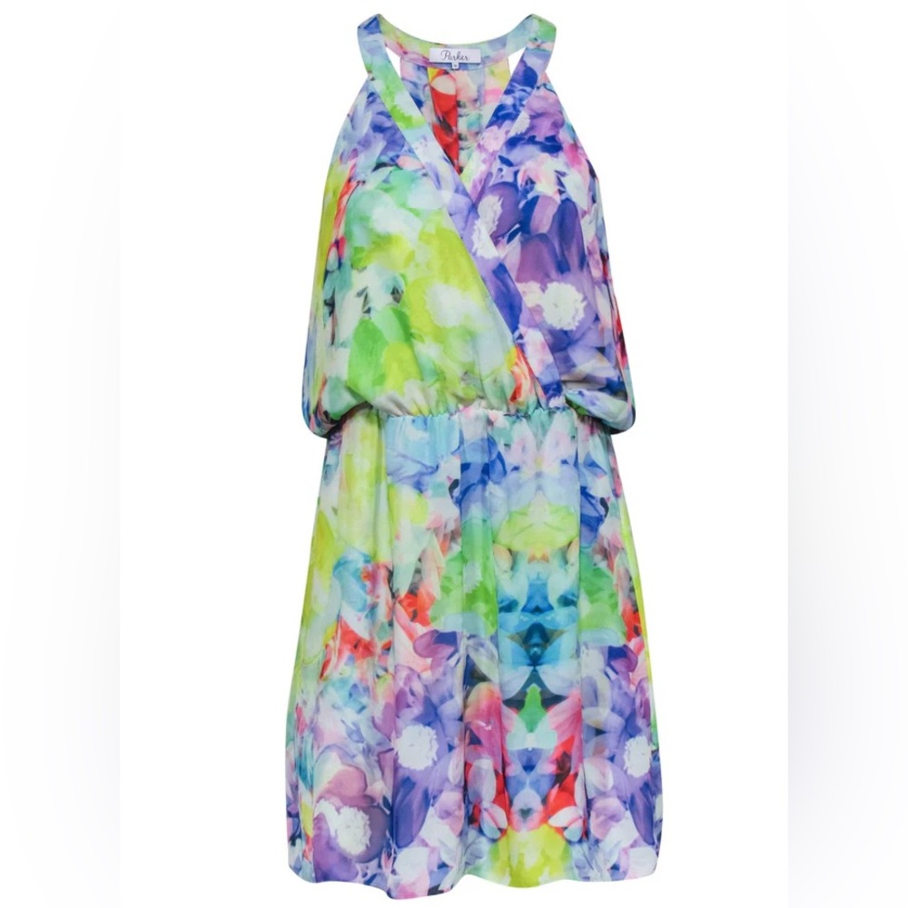 Parker floral short dress